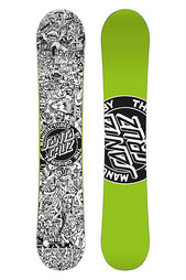 Сноуборд Santa Cruz Bar Wars 154 White/Black