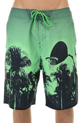 Шорты пляжные K1X Paradise Boardshorts Green/Black