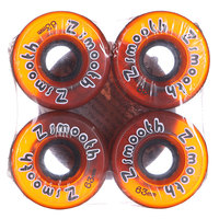 Колеса для скейтборда для лонгборда Z-Flex Zfx Wheels Orange Trans 78A 63 mm