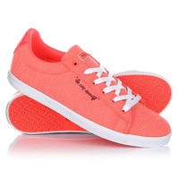 Кеды кроссовки низкие женские Le Coq Sportif Agate Lo Summer Jersey Fiery Coral/Ruby