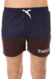 Шорты классические TrueSpin Core Shorts Navy/Brown