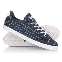 Кеды кроссовки низкие женские Le Coq Sportif Agate Lo Satin Dots Dress Blue/Optical