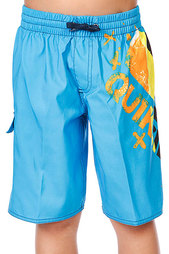 Шорты пляжные детские Quiksilver Mountain Wave Logo Vl Youth Cyan