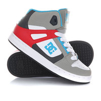 Кеды кроссовки высокие детские DC Rebound Grey/Red