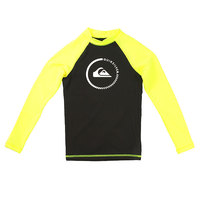 Гидрофутболка детская Quiksilver Lock Up Boy Ls Black/Safety Yellow