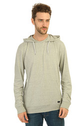 Толстовка кенгуру Quiksilver Lakewindpopohoo Light Grey Heather