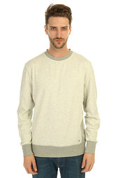 Толстовка классическая Quiksilver Essential Crew Snow White Heather