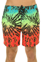 Шорты пляжные Quiksilver Glitchedvl17 Glitched Fiery Coral