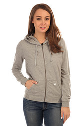 Толстовка классическая женская Le Coq Sportif Macramй Fz Hood Heather Titanium