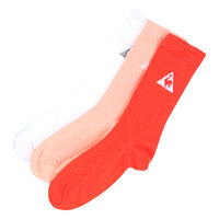 Комплект носков Le Coq Sportif Color 3 Crew Socks Brightred/Tropicalp