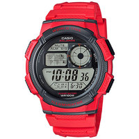 Электронные часы Casio Collection Ae-1000w-4a Red/Black