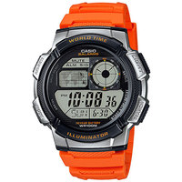 Электронные часы Casio Collection Ae-1000w-4b Orange/Black/Grey