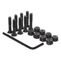 Винты для скейтборда Union Болтики в монетнице Black Allen 1 (8 x Pack)