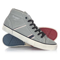 Кеды кроссовки высокие Wrangler Starry Mid Canvas Lt Grey