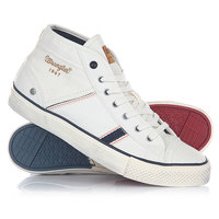 Кеды кроссовки высокие Wrangler Starry Mid Canvas White