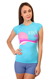 Гидрофутболка женская Roxy Crashing Blue