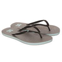 Вьетнамки женские DC Spray Grey/Black/Green