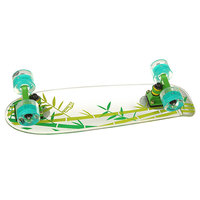 Скейт мини круизер Virgin Bamboo Clear/Green 6.5 x 22.4 (57 см)
