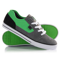 Кеды кроссовки низкие детские DC Tonik Grey/Black/Green