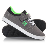 Кеды кроссовки низкие детские DC Crisis Ev Tx Se Battleship/Black/Grey