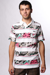 Поло Zoo York Polo Sharpie Style White