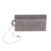 Брелок Grenade Key Chain Tag Silver