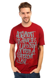 Футболка Altamont Approved Tee Oxblood