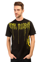Футболка Metal Mulisha Leaked Black/Yellow