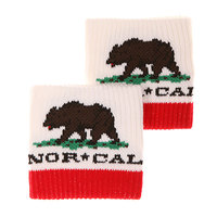 Напульсники Nor Cal Republic Unisex White/Red