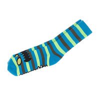 Носки средние Toy Machine Monster Stripe Blue/Neon