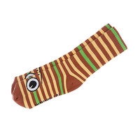 Носки средние Toy Machine Turtle Stripe Green/Brown