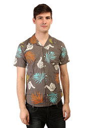 Рубашка Bro Style Tropic Print Shirt Charcoal