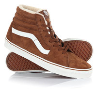 Кеды кроссовки высокие Vans Sk8-Hi Pigsuede