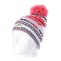 Шапка с помпоном Запорожец Ornament Beanies White