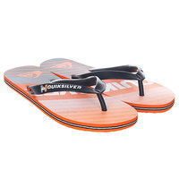 Вьетнамки Quiksilver Molokai Incline Black/Orange
