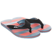 Вьетнамки Quiksilver Molokai Layback Black/Red/Blue