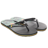 Вьетнамки Quiksilver Molokai Ag47 Black/Green