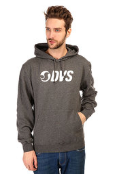 Толстовка кенгуру DVS Core Logo Pullover Hoodie Charcoal/Black