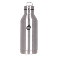 Бутылка для воды Mizu V6 600ml Stainless W Black Print Steel Cap