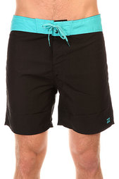 Шорты пляжные Billabong All Day Shortcut 17 Black/Aqua