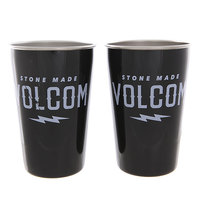 Стакан Mizu Volcom Party Cup Set Glossy Black White Print