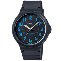 Кварцевые часы Casio Collection Mw-240-2B Black/Light Blue