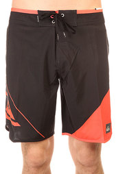 Шорты пляжные Quiksilver New Wave Black/Orange