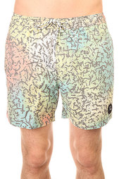 Шорты пляжные Quiksilver Ghet To mix Cracked Safety Yello