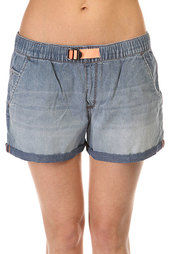 Шорты классические женские Roxy Fonxy Short Den Med Blue Wash