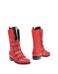Красные Полусапоги и высокие ботинки Giuseppe Zanotti Design
