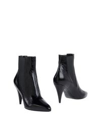 Черные Полусапоги и высокие ботинки Saint Laurent
