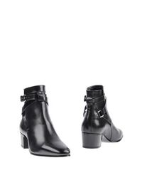 Черные Полусапоги и высокие ботинки Saint Laurent