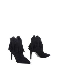 Черные Полусапоги и высокие ботинки Saint Laurent