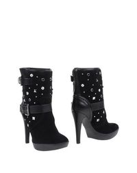 Черные Полусапоги и высокие ботинки Guess